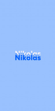 Name DP: Nikolas