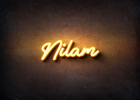 Glow Name Profile Picture for Nilam