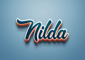 Cursive Name DP: Nilda