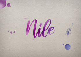 Nile Watercolor Name DP