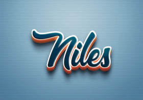 Cursive Name DP: Niles