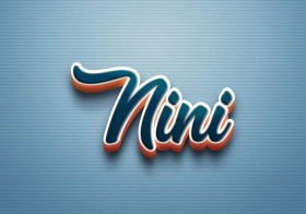 Cursive Name DP: Nini