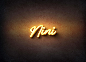 Glow Name Profile Picture for Nini