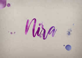 Nira Watercolor Name DP