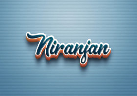 Cursive Name DP: Niranjan