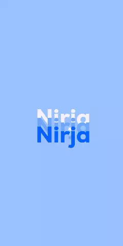 Name DP: Nirja
