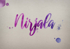 Nirjala Watercolor Name DP
