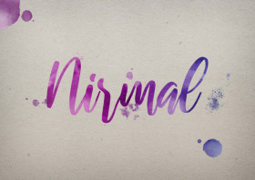 Nirmal Watercolor Name DP