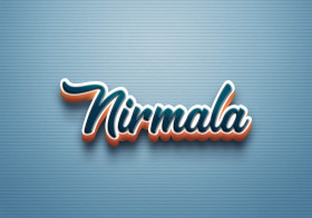 Cursive Name DP: Nirmala