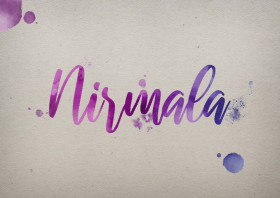 Nirmala Watercolor Name DP