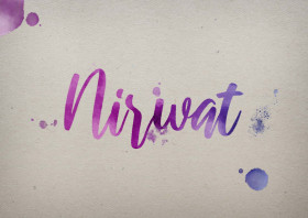 Nirwat Watercolor Name DP