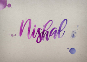 Nishal Watercolor Name DP