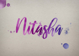 Nitasha Watercolor Name DP