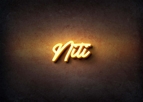 Glow Name Profile Picture for Niti