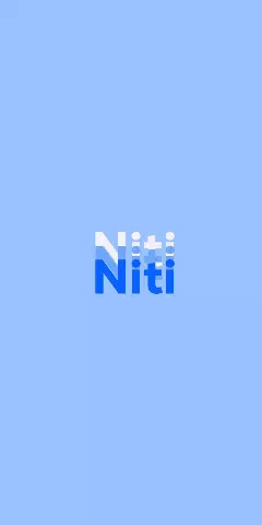 Name DP: Niti