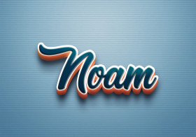Cursive Name DP: Noam
