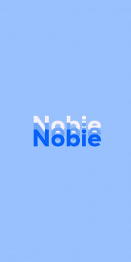 Name DP: Nobie
