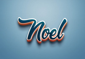Cursive Name DP: Noel