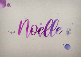 Noelle Watercolor Name DP