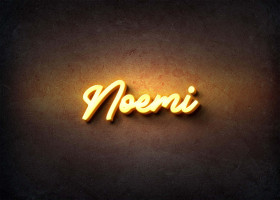 Glow Name Profile Picture for Noemi