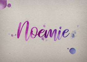 Noemie Watercolor Name DP