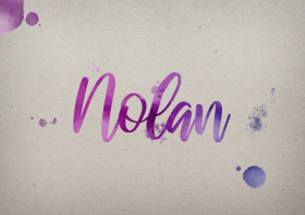 Nolan Watercolor Name DP