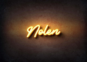 Glow Name Profile Picture for Nolen