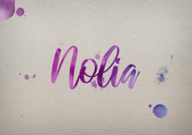 Nolia Watercolor Name DP