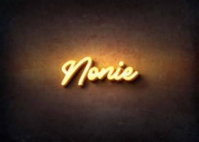Glow Name Profile Picture for Nonie