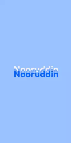 Name DP: Nooruddin