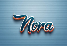 Cursive Name DP: Nora