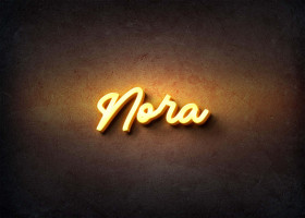 Glow Name Profile Picture for Nora