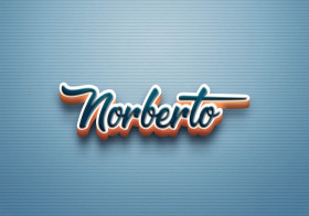 Cursive Name DP: Norberto