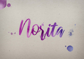 Norita Watercolor Name DP
