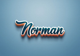 Cursive Name DP: Norman