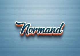 Cursive Name DP: Normand