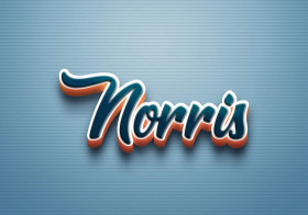 Cursive Name DP: Norris