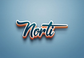Cursive Name DP: Norti