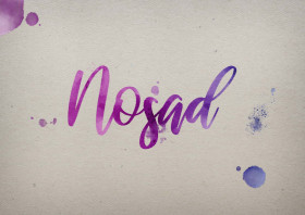 Nosad Watercolor Name DP