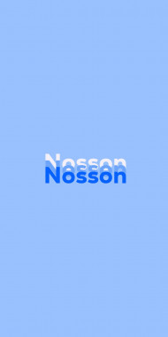 Name DP: Nosson