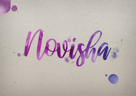 Novisha Watercolor Name DP