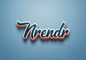 Cursive Name DP: Nrendr