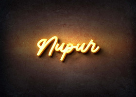 Glow Name Profile Picture for Nupur