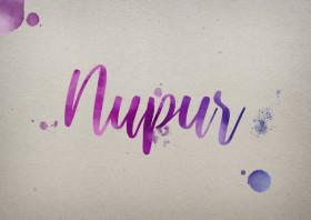 Nupur Watercolor Name DP