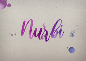 Nurbi Watercolor Name DP