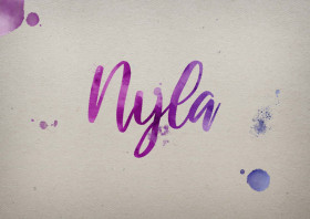 Nyla Watercolor Name DP