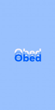 Name DP: Obed
