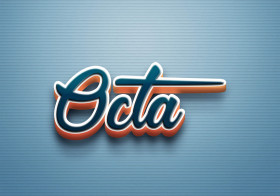 Cursive Name DP: Octa