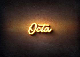 Glow Name Profile Picture for Octa