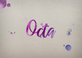 Octa Watercolor Name DP